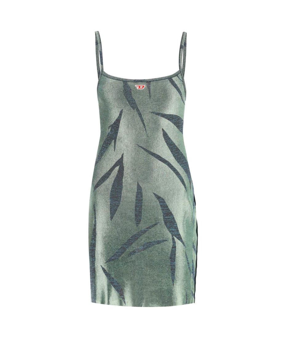 Diesel 'm-areah' Mini Dress In Laminated Lurex Knit | italist, ALWAYS LIKE  A SALE