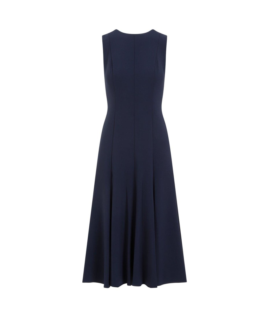 Theory Crewneck Sleeveless Flared Dress | italist