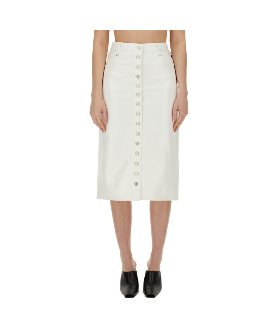 スカート Courreges SS24 SKIRT WITH BUTTONS (124CJU155_VY00140001) Courrèges Skirt With Buttons | italist