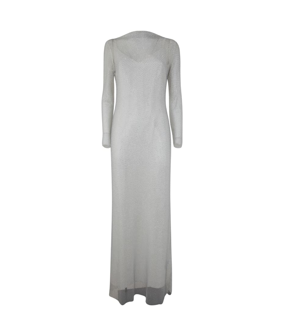 Max Mara Embellished Mesh Caracas Long Dress | italist, ALWAYS LIKE A SALE