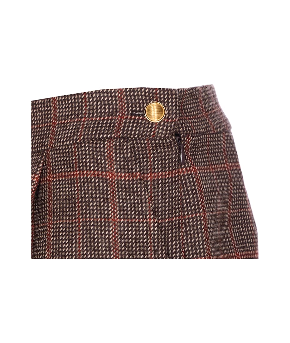 ANDMARY Chloe check ※skirt ANDMARY】Chloe check set up