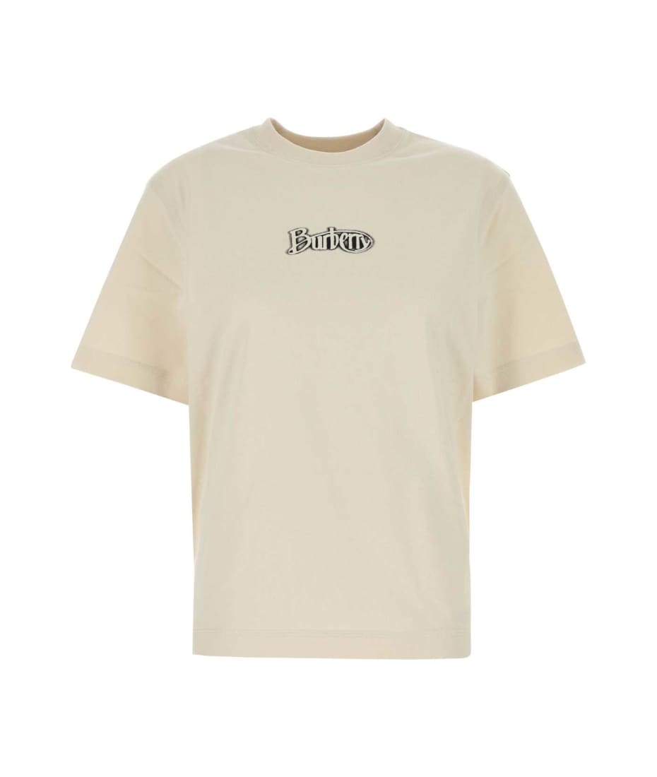Tシャツ・カットソー BURBERRY SAND COTTON T-SHIRT Burberry Sand Cotton T-shirt | italist