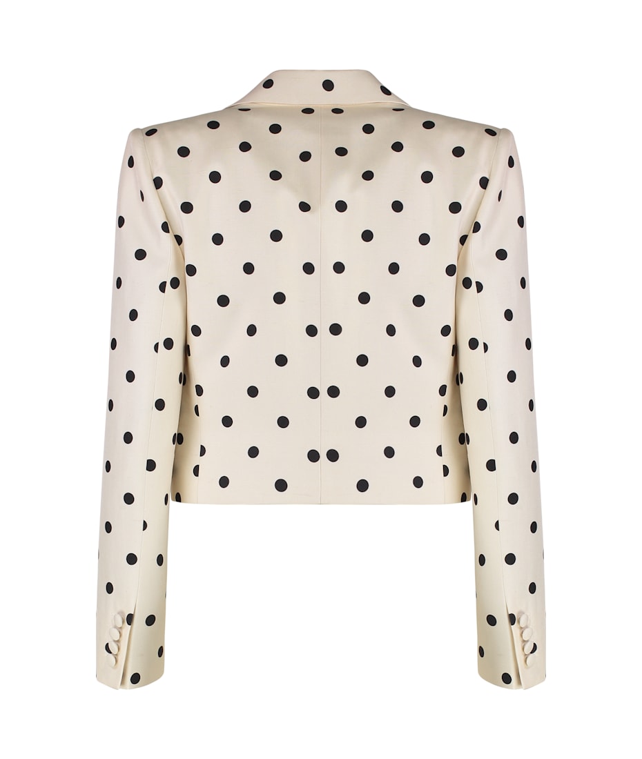 【関税込み】valentino garavani Plusdepois' print jacket Valentino Garavani Shantung Jacket With Pludepois Prin