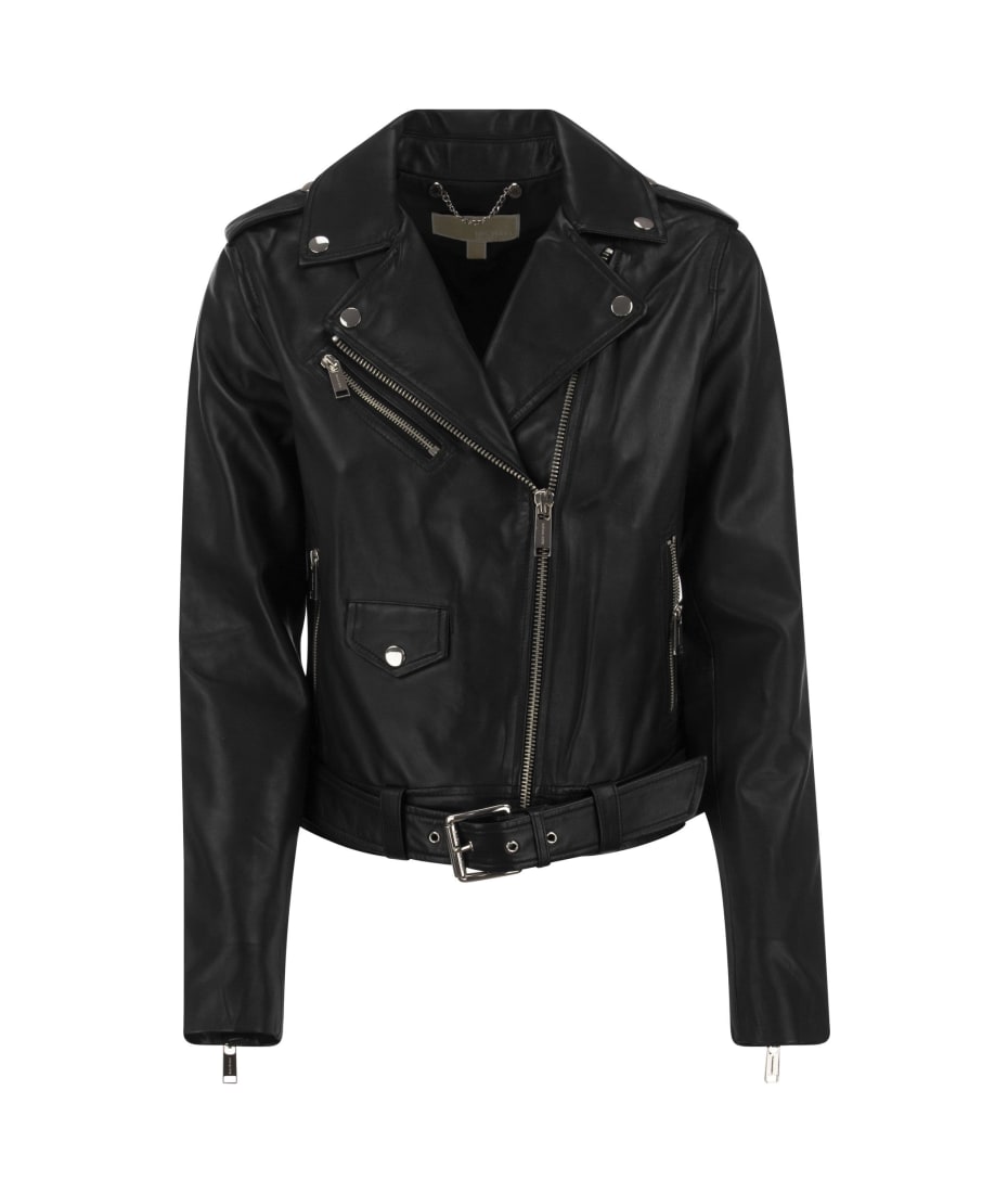 MICHAEL Michael Kors Leather Biker Jacket italist ALWAYS LIKE A SALE