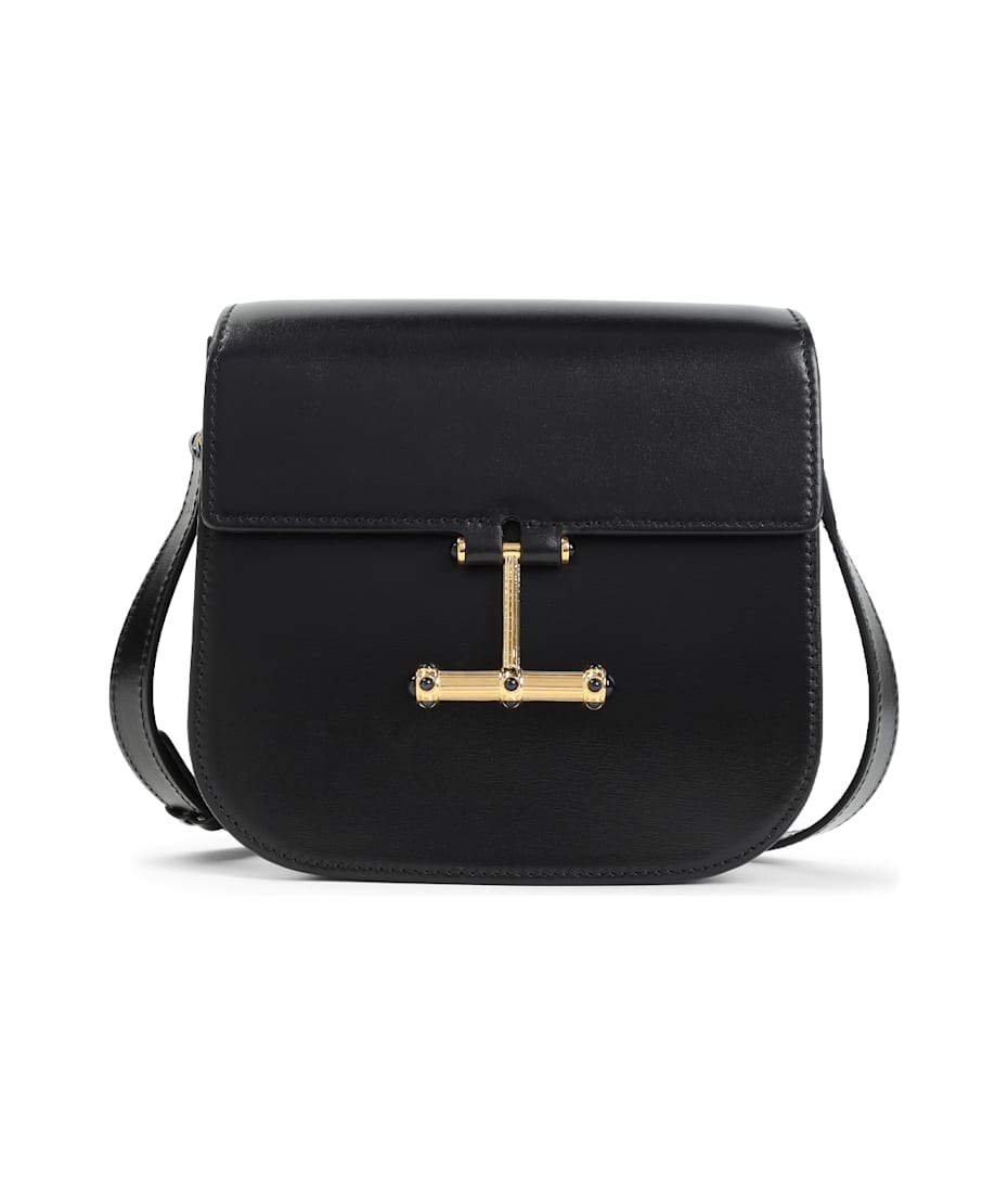 ショルダーバッグ・ポシェット TOM FORD Tom Ford Mini Shoulder Bag (L1852 LCL056X 1N001) Tom Ford Mini Shoulder Bag L1852.LCL056X-1N001 BLACK | IlDuomo