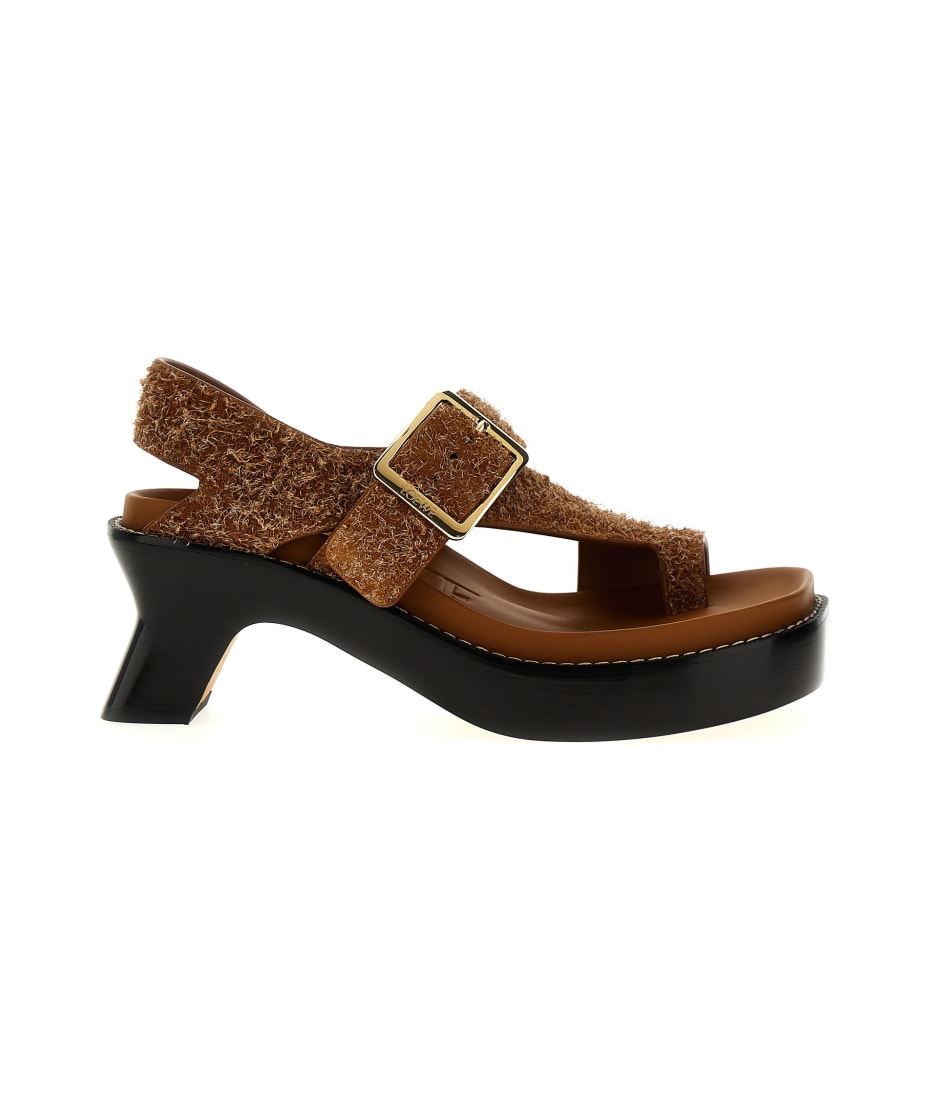 Loewe 'ease' Sandals - Brown