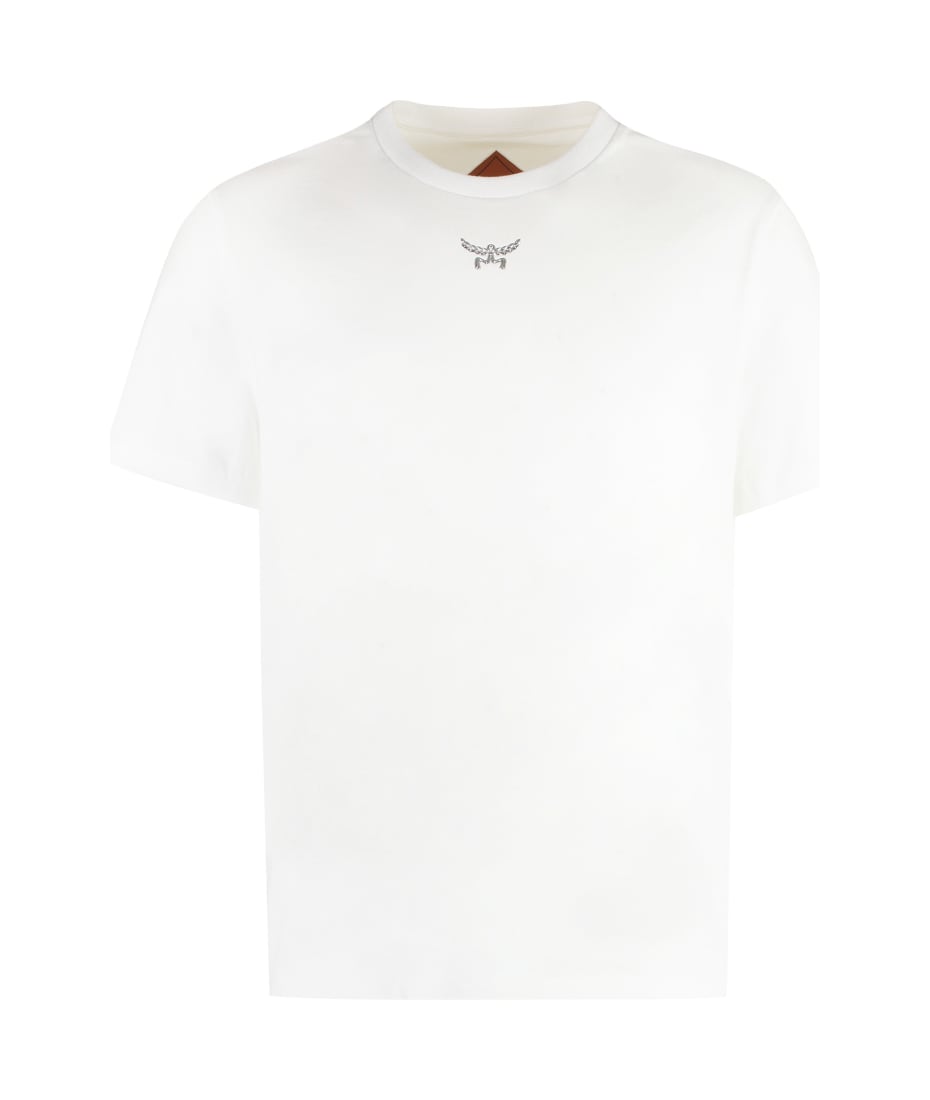 【関税&送料込】Mcm Crewneck T-Shirt MCM Cotton Crew-neck T-shirt | italist