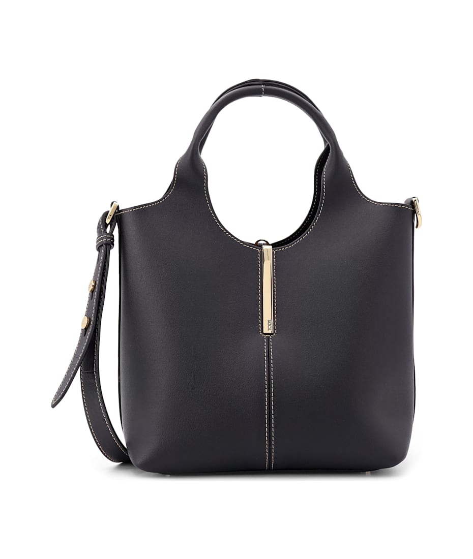 Tod's Mini Leather Shopping Tote Bag | italist