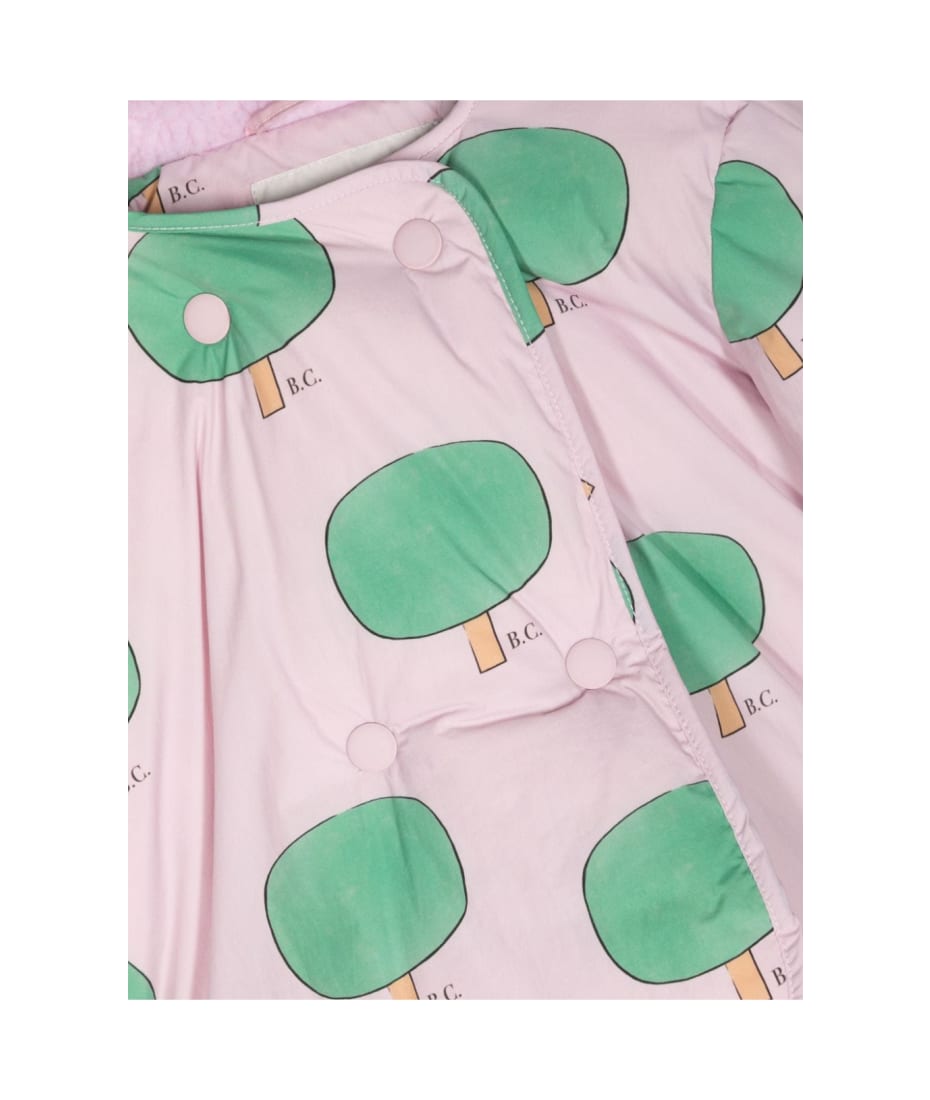Baby Green Tree All Over Hooded Anorak