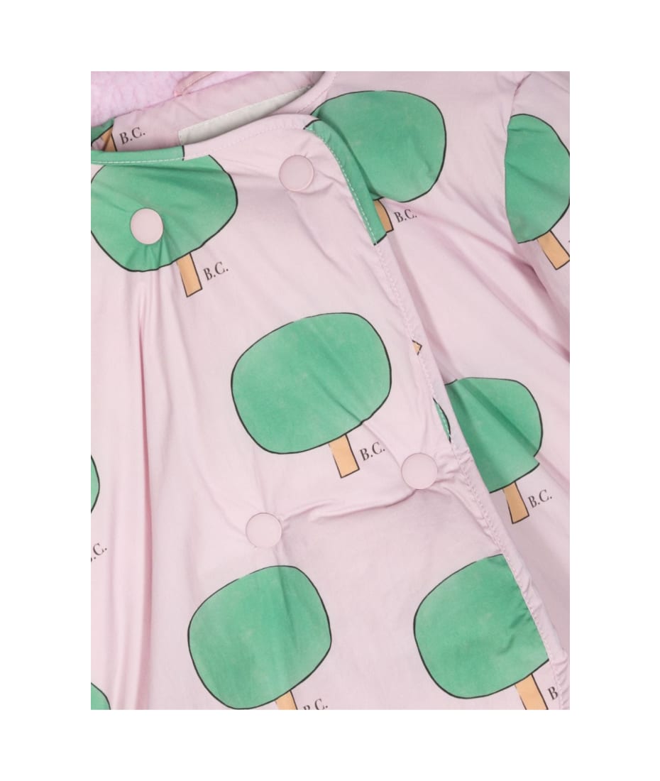 Bobo Choses Baby Green Tree All Over Hooded Anorak | italist