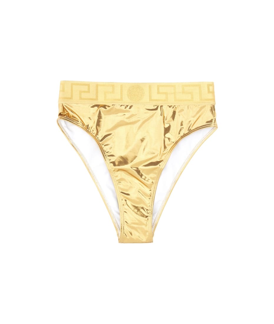 Versace Gold Tone Swimwear | italist