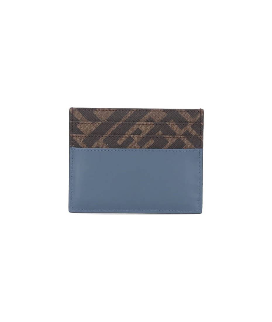 【FENDI】FF CARD WALLET FF Card Holder Leather Brown | Fendi