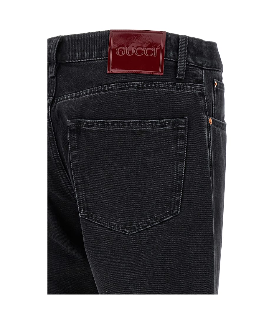 Gucci Web Tape Jeans | italist