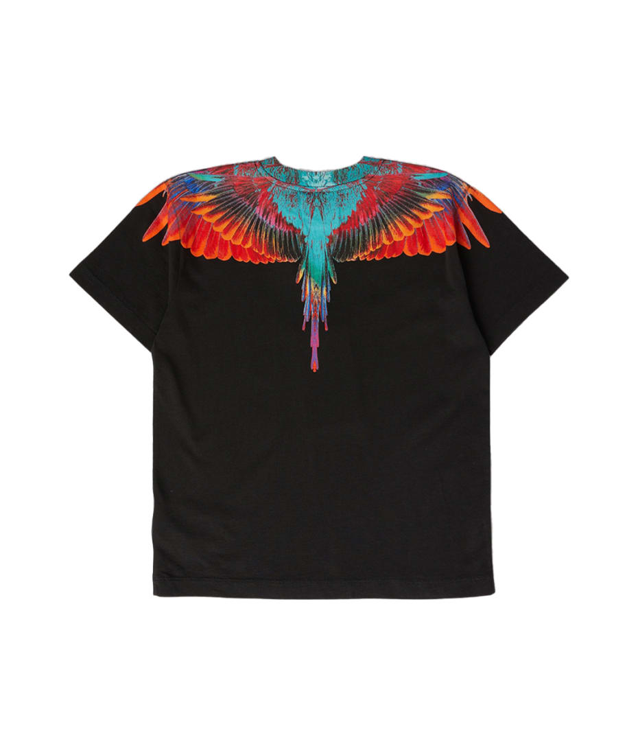 Marcelo Burlon Black Sunset Wings T-shirt | italist, ALWAYS LIKE A