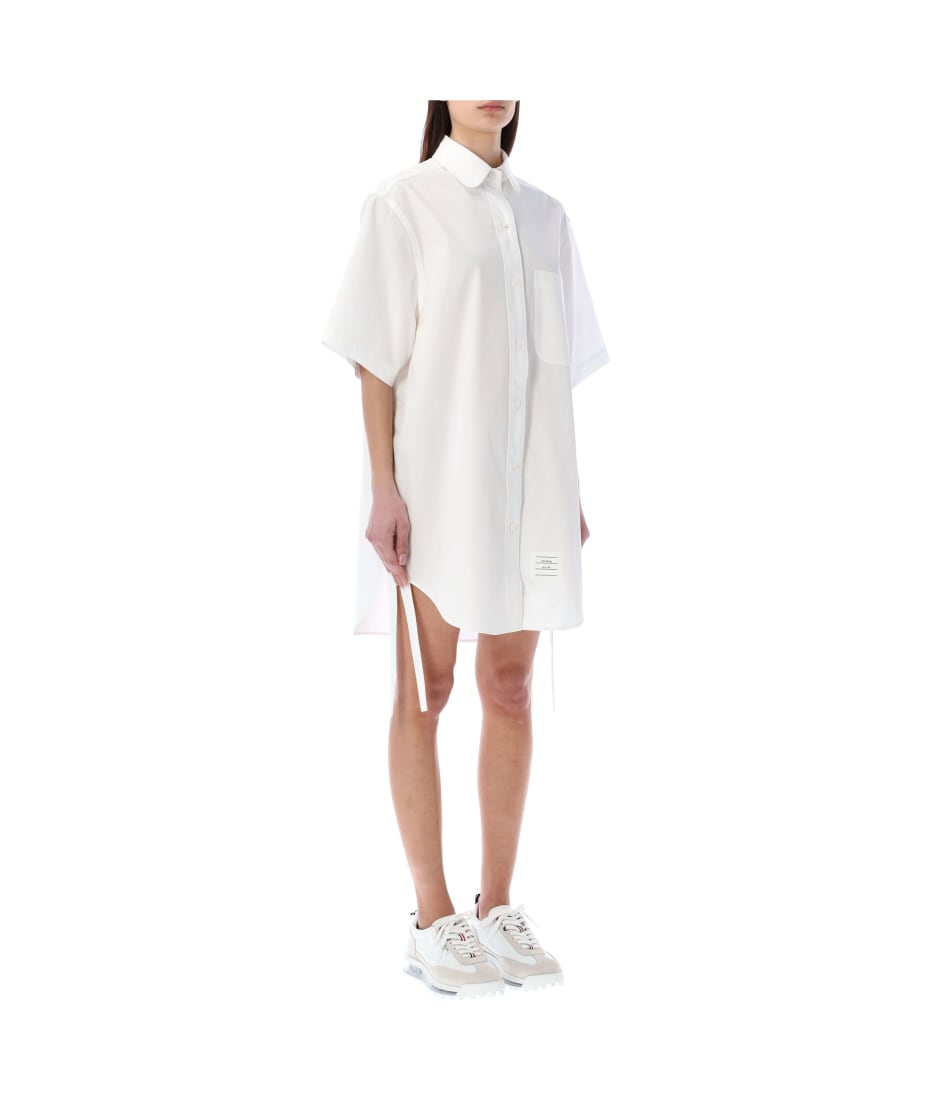 ワンピース THOM BROWNE SS23 MINI CHEMISER DRESS (FDSD91A_F0184100) Thom Browne Mini Chemiser Dress | ShopSimon
