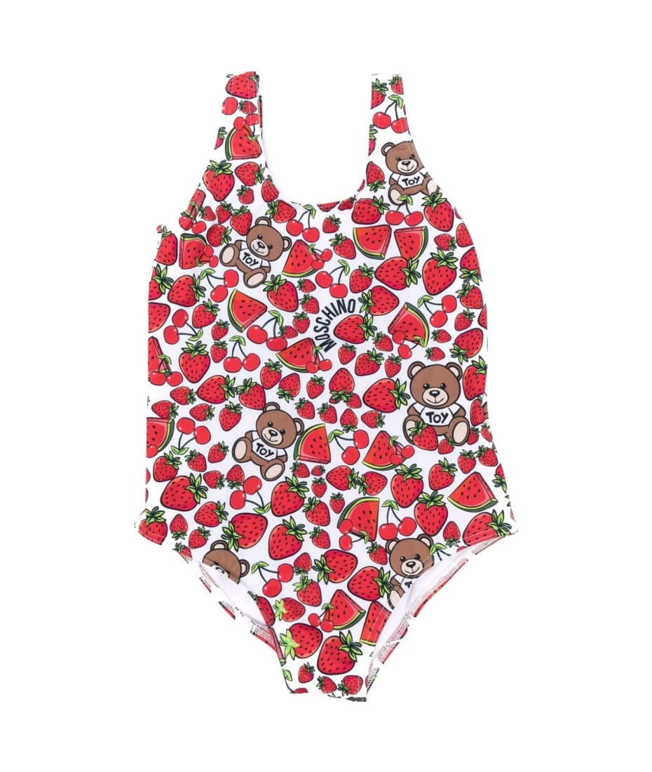 moschino swimsuit red