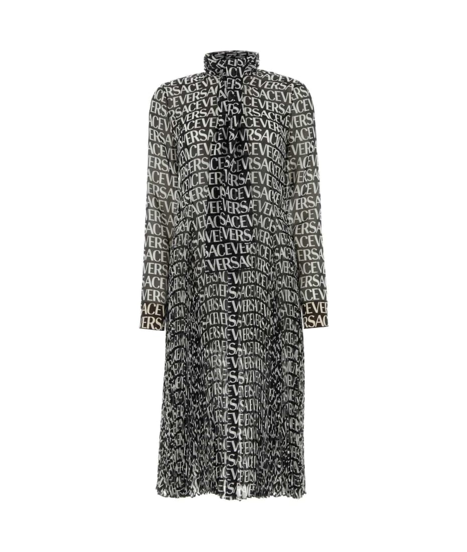 ワンピース Versace Printed crepe shirt dress Versace Printed Crepe Shirt Dress | italist