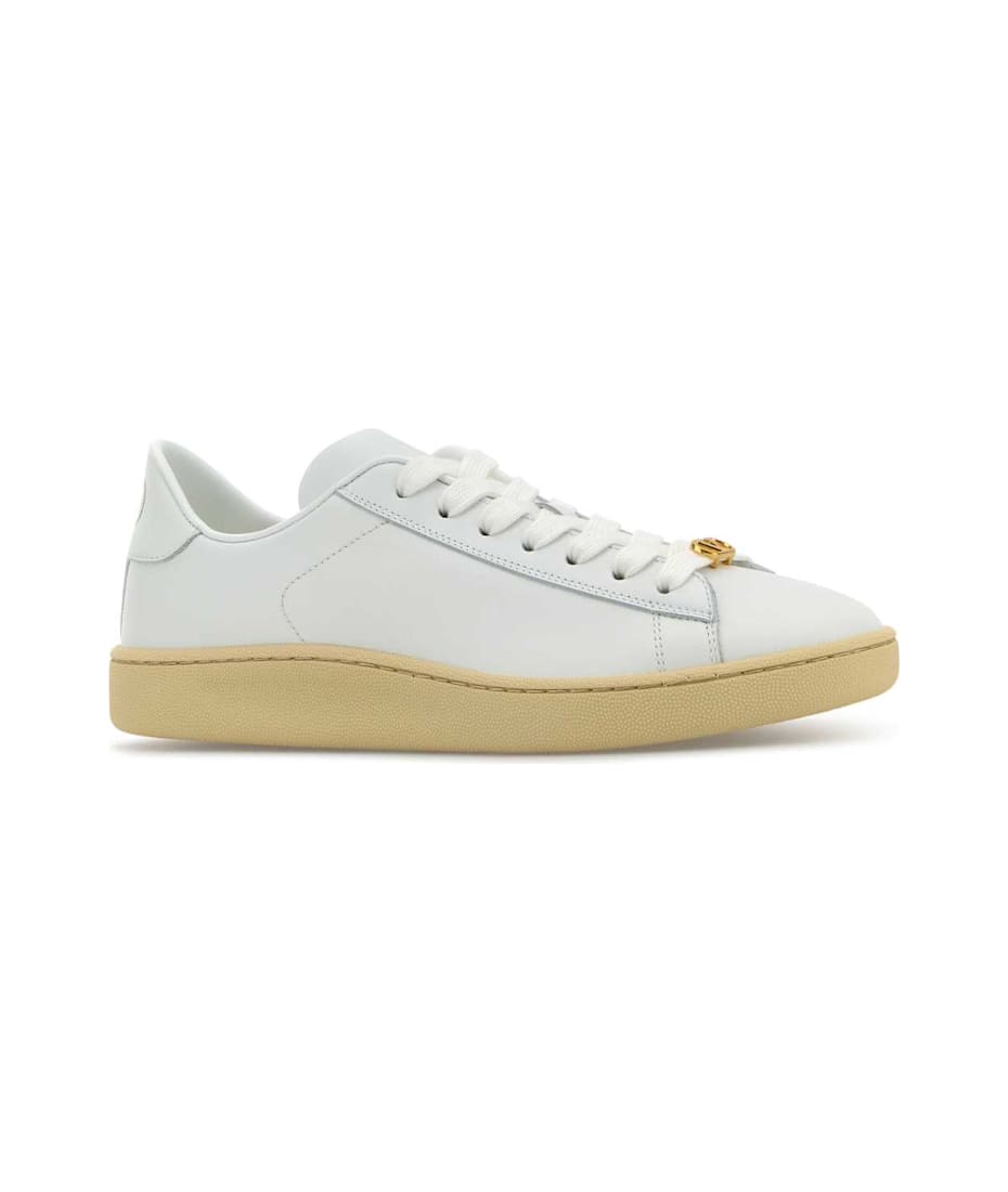 Valentino Garavani White Leather Royco Sneakers | italist Valentino Garavani White Leather Royco Sneakers | italist