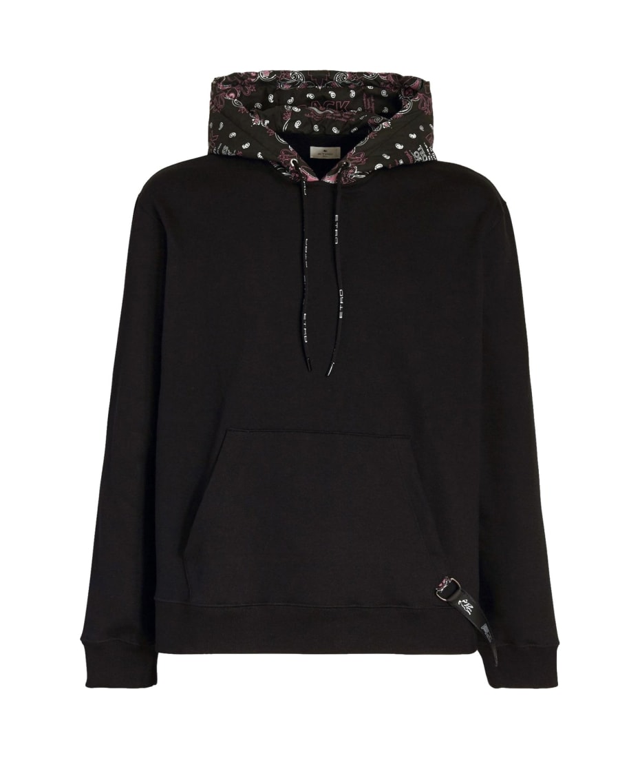 【送料&関税込】Etro Long-sleeved Drawstring Hoodie Etro Hooded Sweatshirt | italist