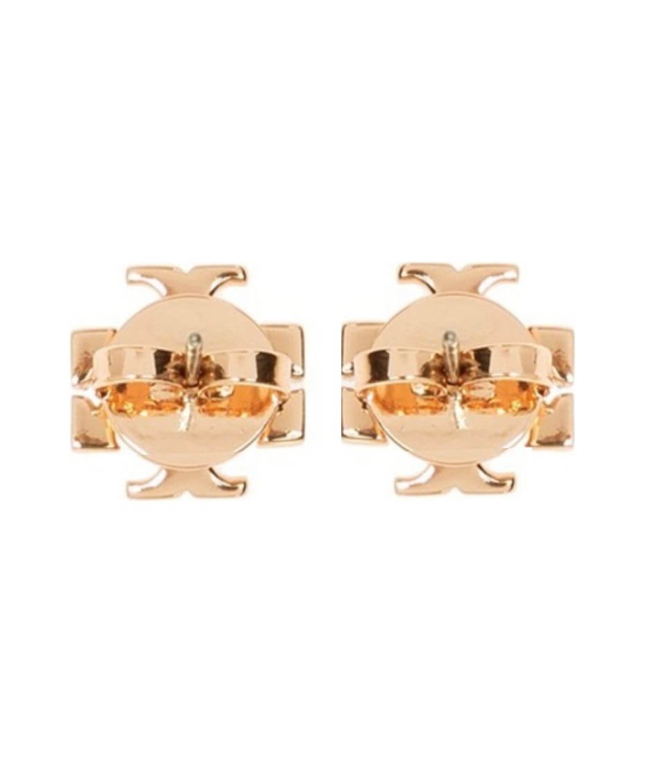 【送料&関税込】Tory Burch Kira Stud Logo Earrings Kira Crystal Stud Earring: Women's Designer Earrings | Tory