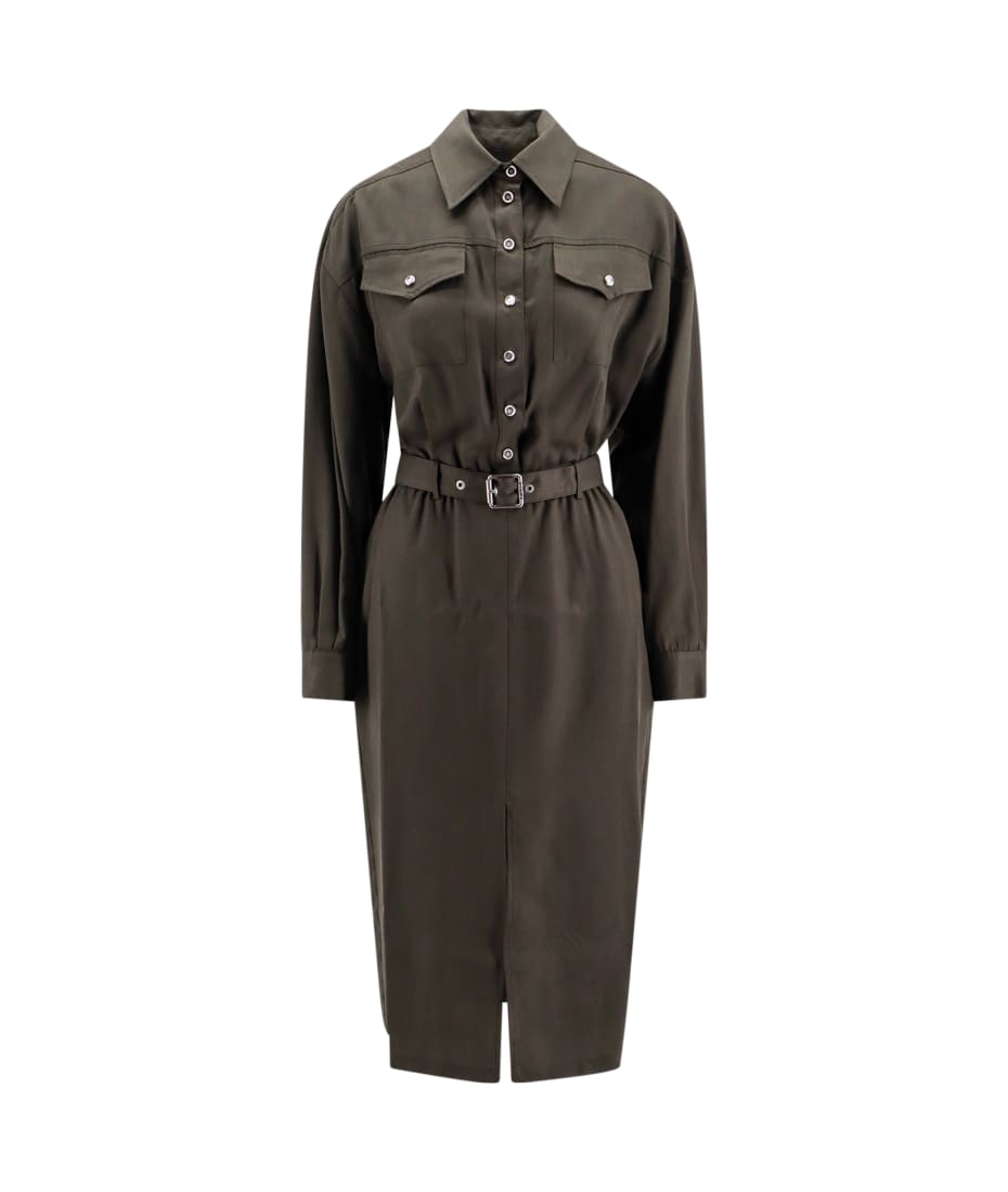 sage green work dress Vanya Sage Green Mirror Work Dress M main image 0