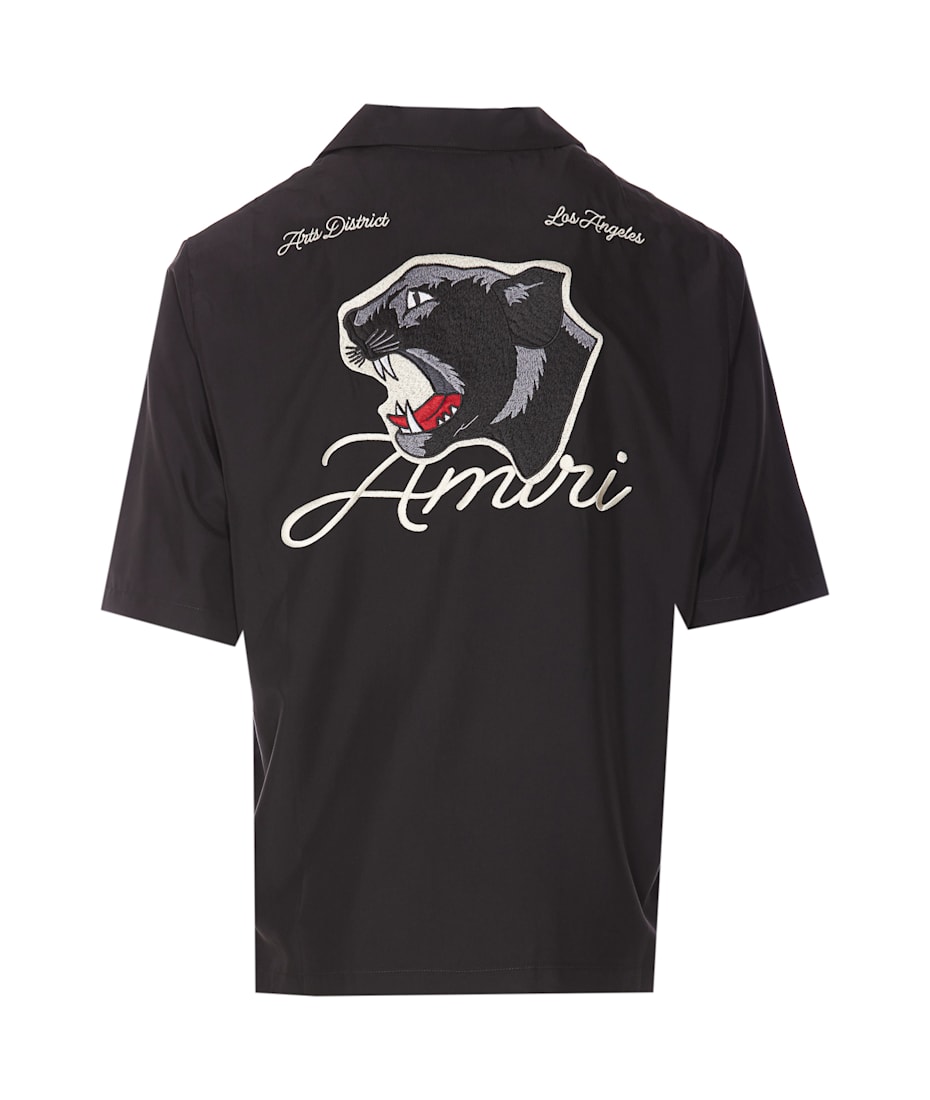 【AMIRI】ARTS DISTRICT BOWLING SHIRT Buy Amiri Arts District Bowling Shirt 'Black' - PF23MSS030