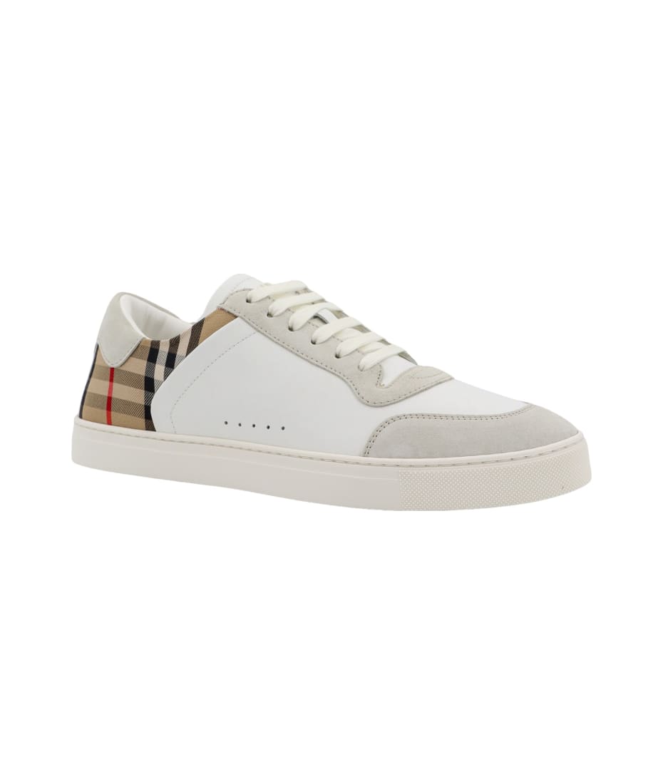 スニーカー Burberry Multicolor leather and suede sneakers Burberry Multicolor Suede And Leather Sneakers | italist