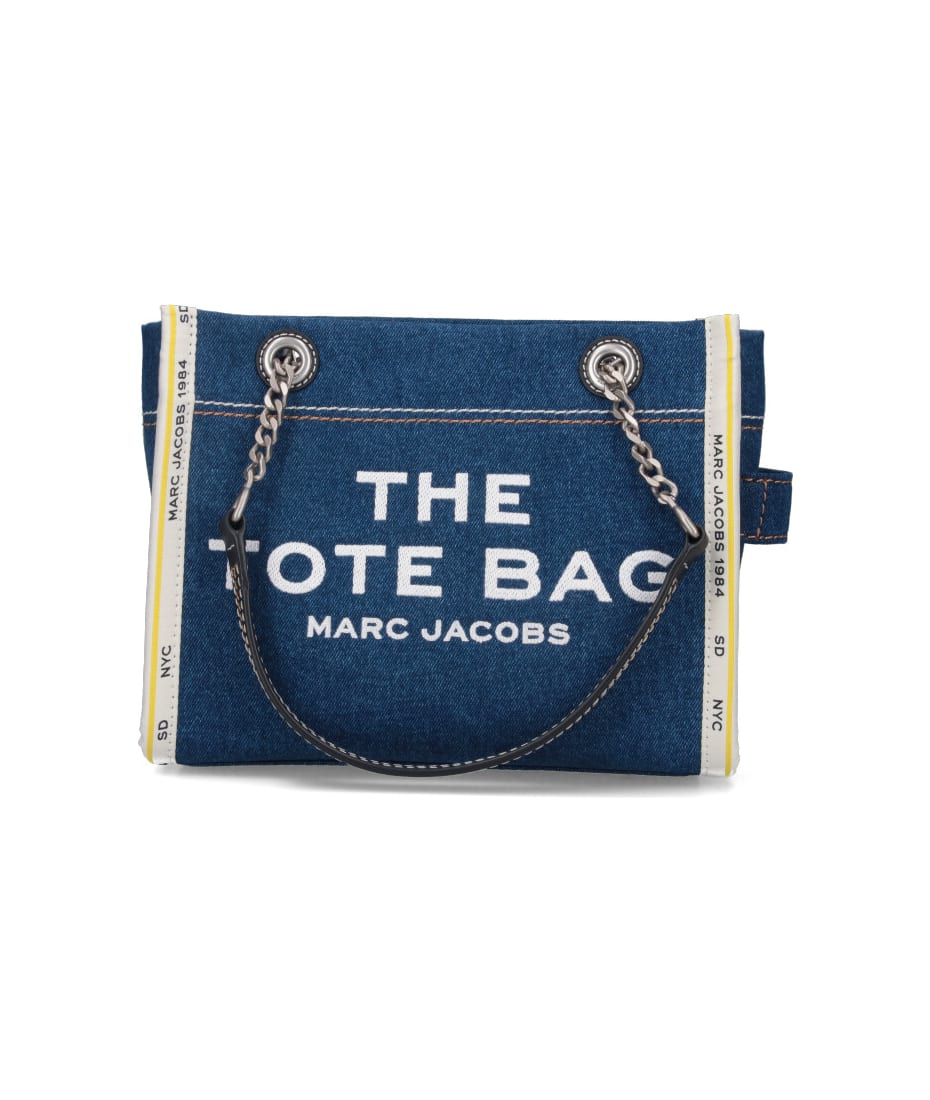 トートバッグ Marc Jacobs THE DENIM CHAIN SMALL TOTE BAG Marc Jacobs The Small Denim Tote Bag | Neiman Marcus