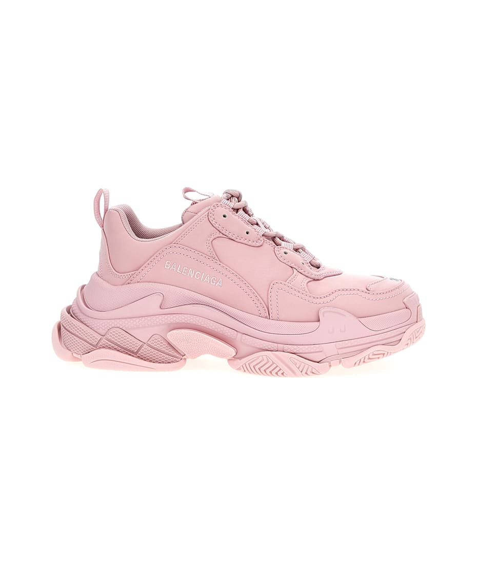 Balenciaga Women s Triple S Satin Low top Sneakers