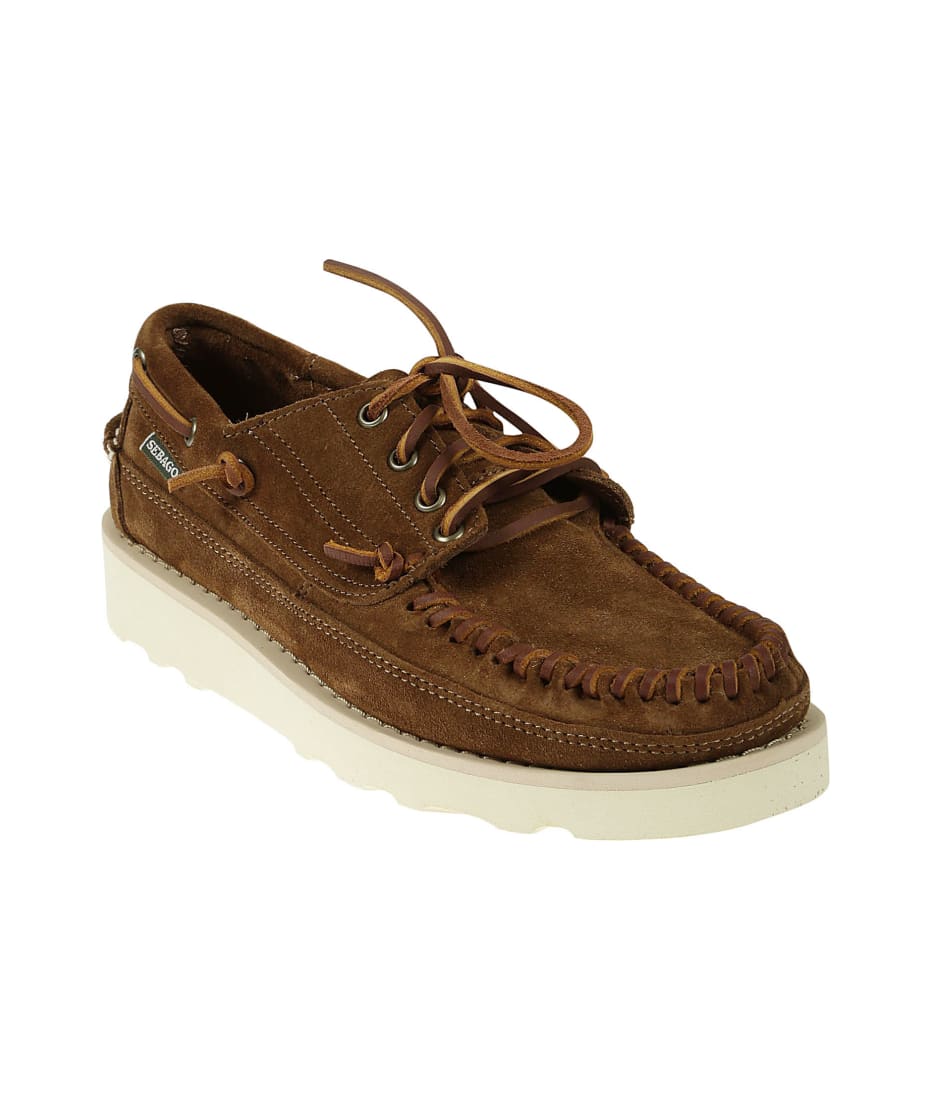 Sebago Scarpa Keuka Pelle Scamosciata Marrone