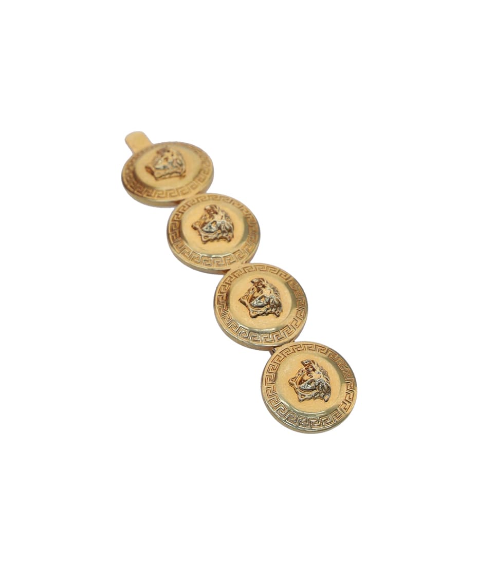 VERSACE★素敵！Tribute Brass MEDUSA Barrette HAIRPIN Versace Tribute Medusa Hair Pin | Saks Fifth Avenue