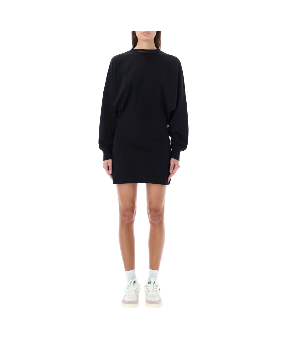 Palm Angels Classic Logo Over Mini Dress | italist