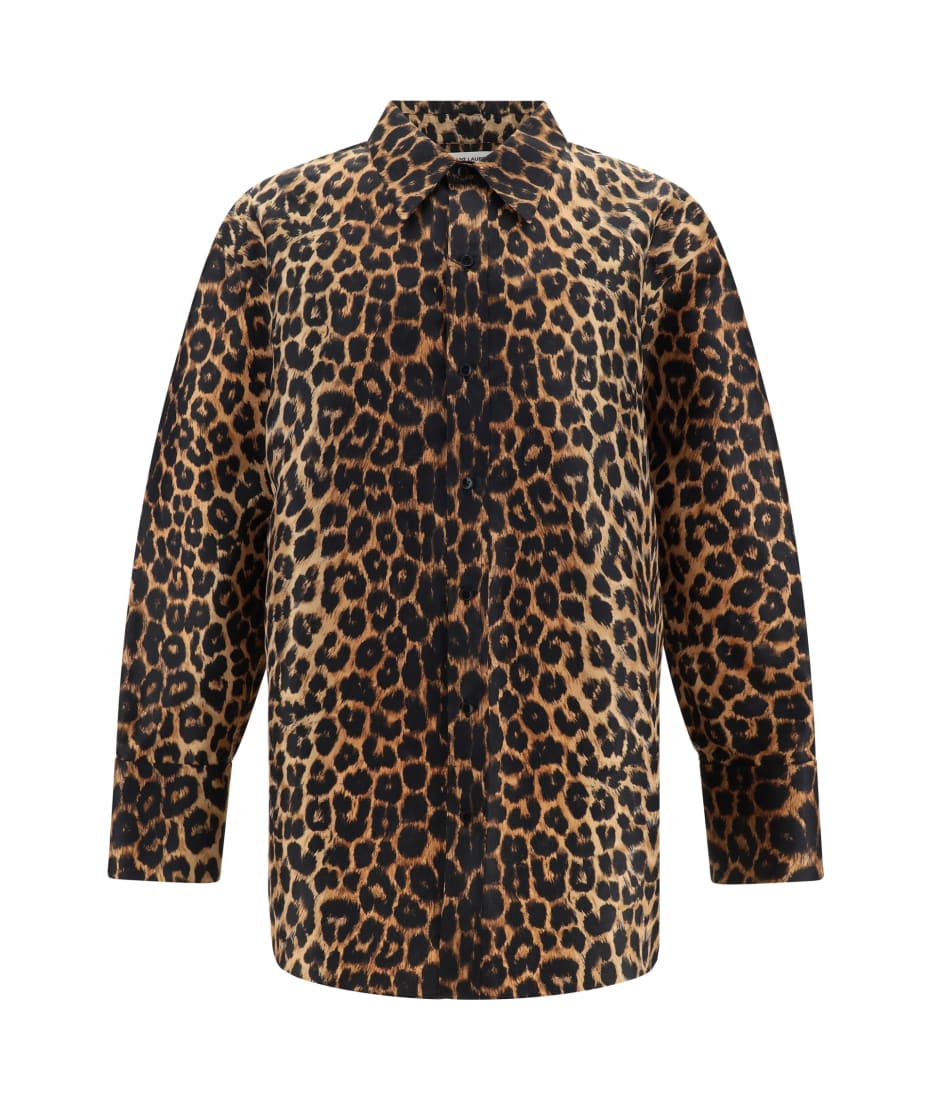 Tシャツ・カットソー SAINT LAURENT LEOPARD PRINTED KNIT TOP $590 🆕️ SAINT LAURENT Paris Animal Leopard Printed 100
