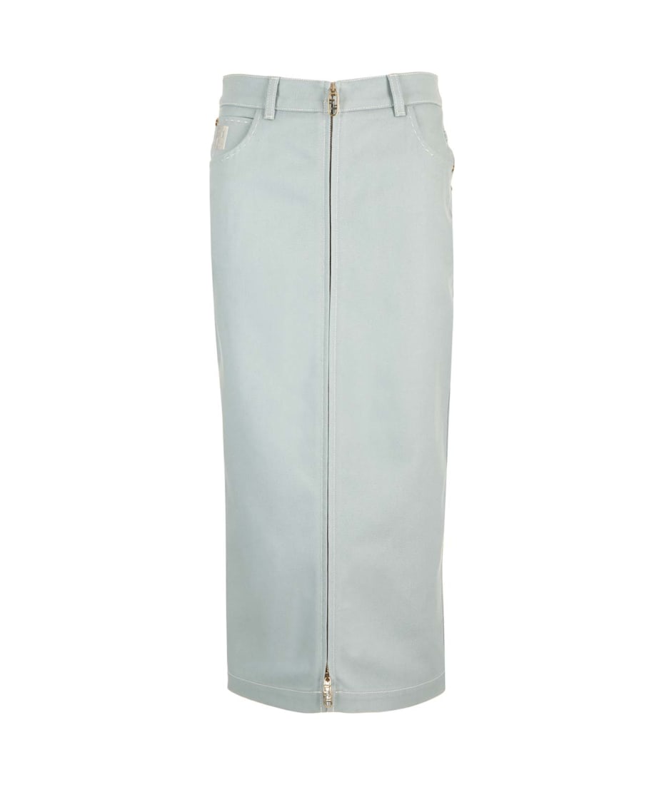 【FENDI】Skirts Fendi Denim Midi Skirt | italist