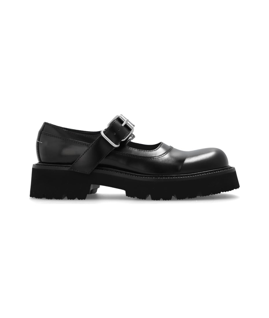 MM6 Maison Margiela Mary Jane Leather Shoes | italist
