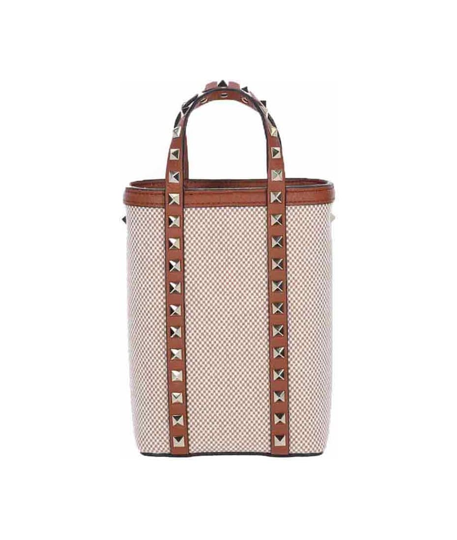 ハンドバッグ ROCKSTUD MINI HANDBAG Valentino Garavani Rockstud Mini Calfskin Bag with Chain