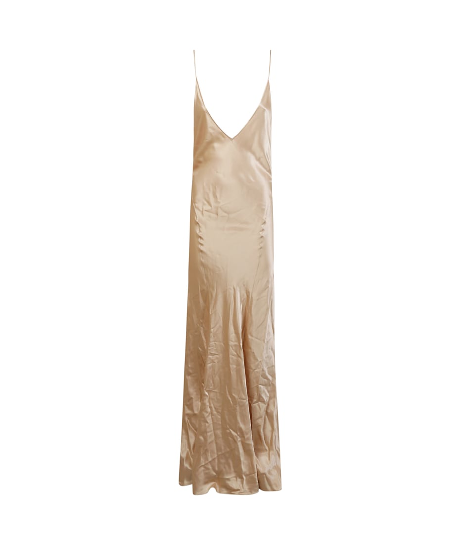 ワンピース SAINT LAURENT V-NECKED SLEELVESS DRESS Saint Laurent Sleeveless Mini Dress in Noir | FWRD