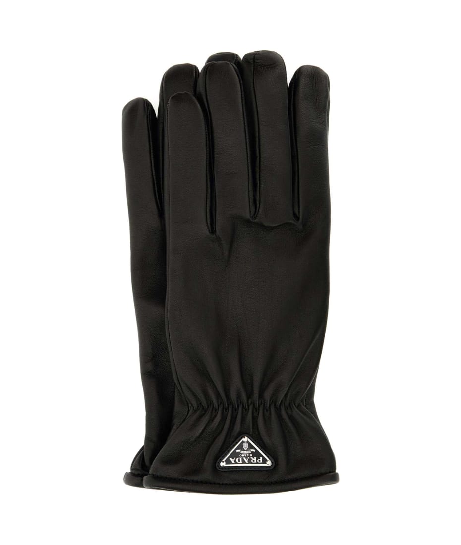 【関税&送料込】Prada Black Nappa Leather Gloves Prada Black Nappa Leather Gloves | italist