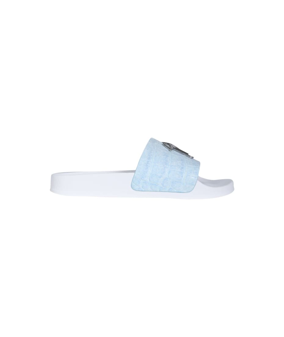 サンダル・ミュール GIUSEPPE ZANOTTI SS21 SLIDE SANDALS WITH LOGO (RS90059_030) Giuseppe Zanotti Slide Sandals With Logo | italist