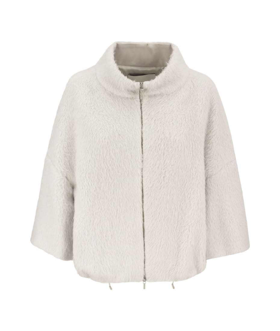 Fabiana Filippi Alpaca Bomber Jacket | italist