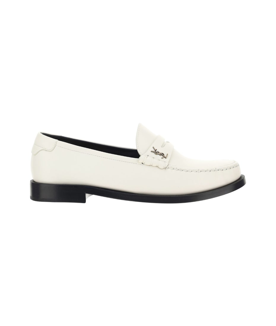 Saint Laurent Monogram Leather Loafers | italist