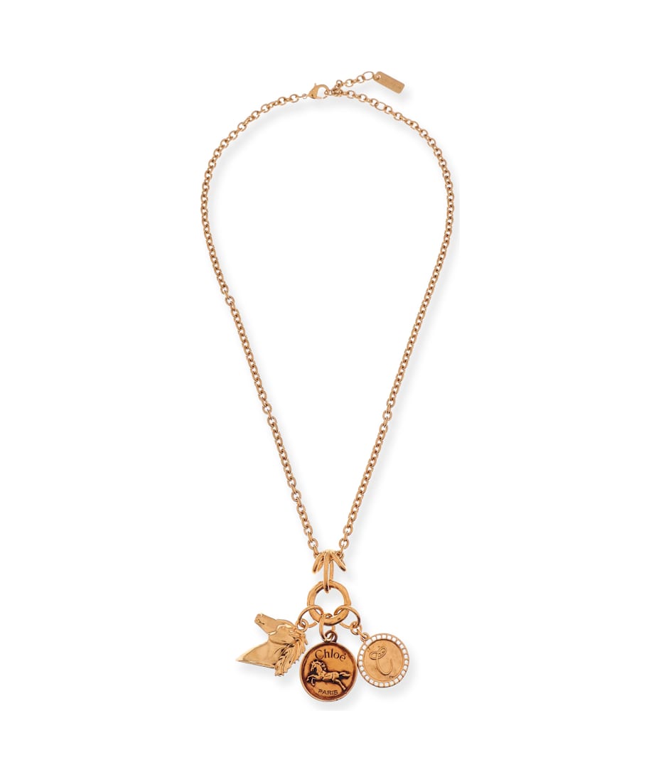 ネックレス・ペンダント Chloe' Chloe Charms Brass Necklace Chloé | Chloe Charms necklace | Savannahs
