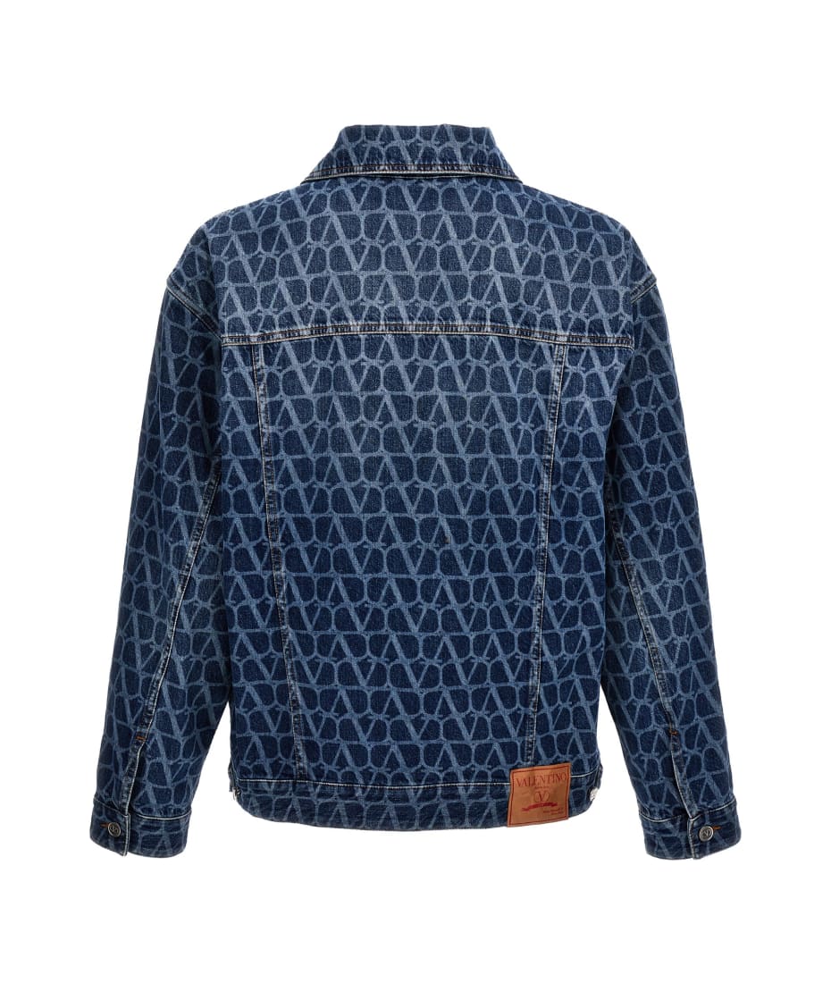 ジャケット Valentino Garavani Double-Breasted Toile Icon 44XL Vintage 1990's Valentino Garavani Suit Jacket - Men 44