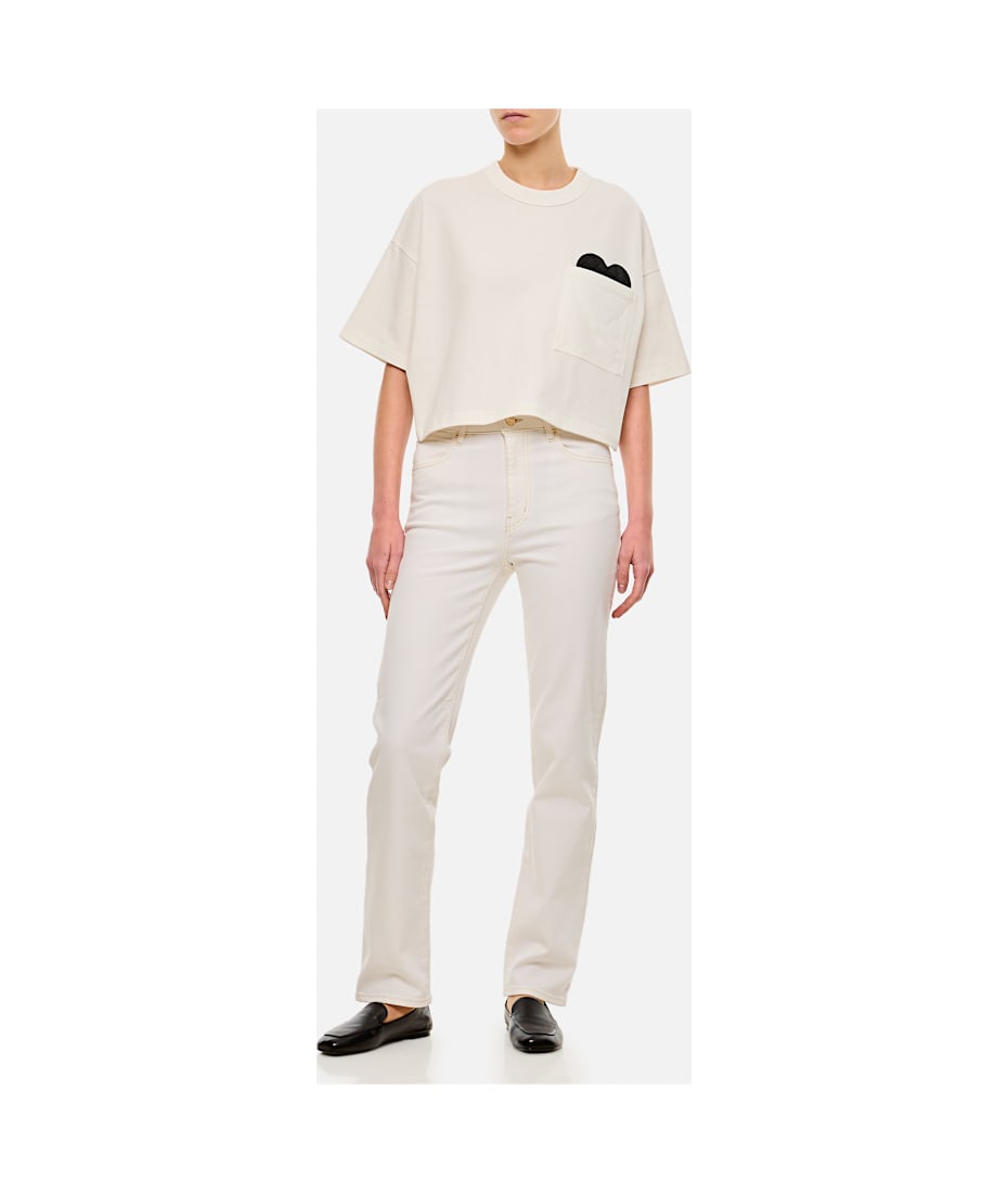 VIP【送料関税込】BOTTEGA VENETA CROPPED COTTON T-SHIRT Bottega Veneta Cropped Jersey T-Shirt | Saks Fifth Avenue