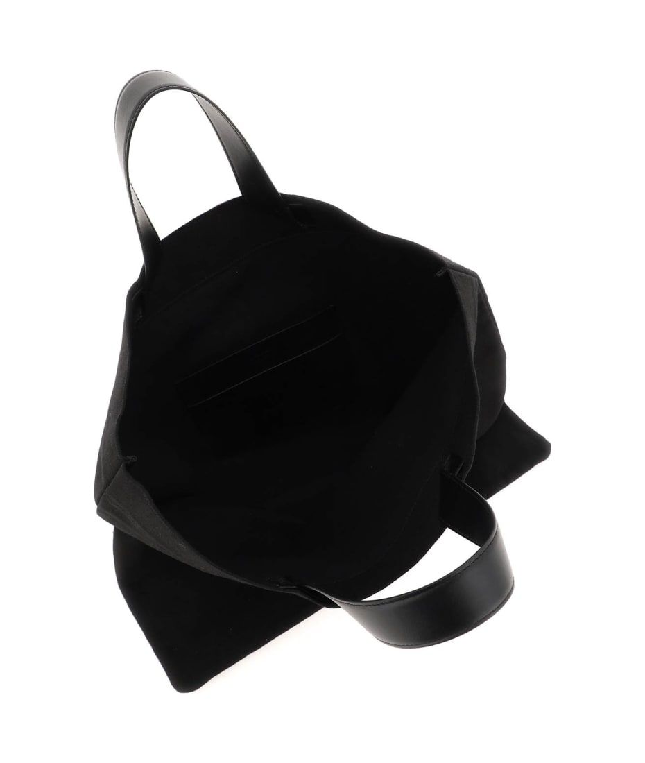 トートバッグ Jil Sander Black Canvas Shopping Bag Jil Sander Black Canvas Shopping Bag | italist