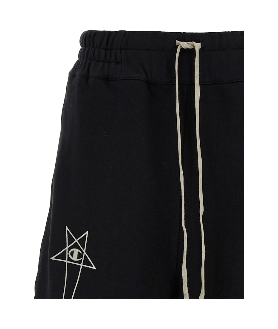 Rickowens x Champion ブラック ショートパンツ L Rick Owens - Rick Owens x Champion ショートパンツの通販 by