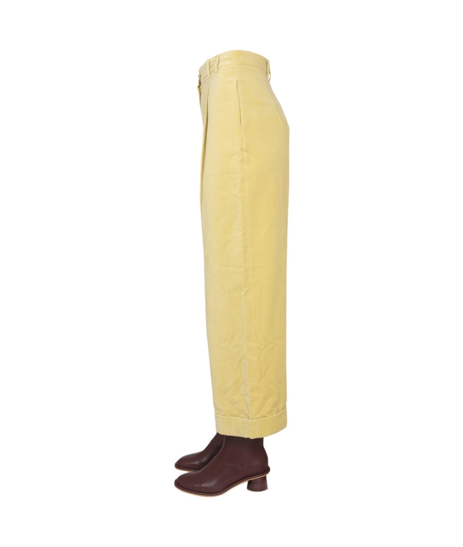 パンツ ALYSI FW22 WIDE PANTS (152163_A2227ANICE) BCBGMAXAZRIA Women's Wide Leg Pants with Pleats, Gardenia