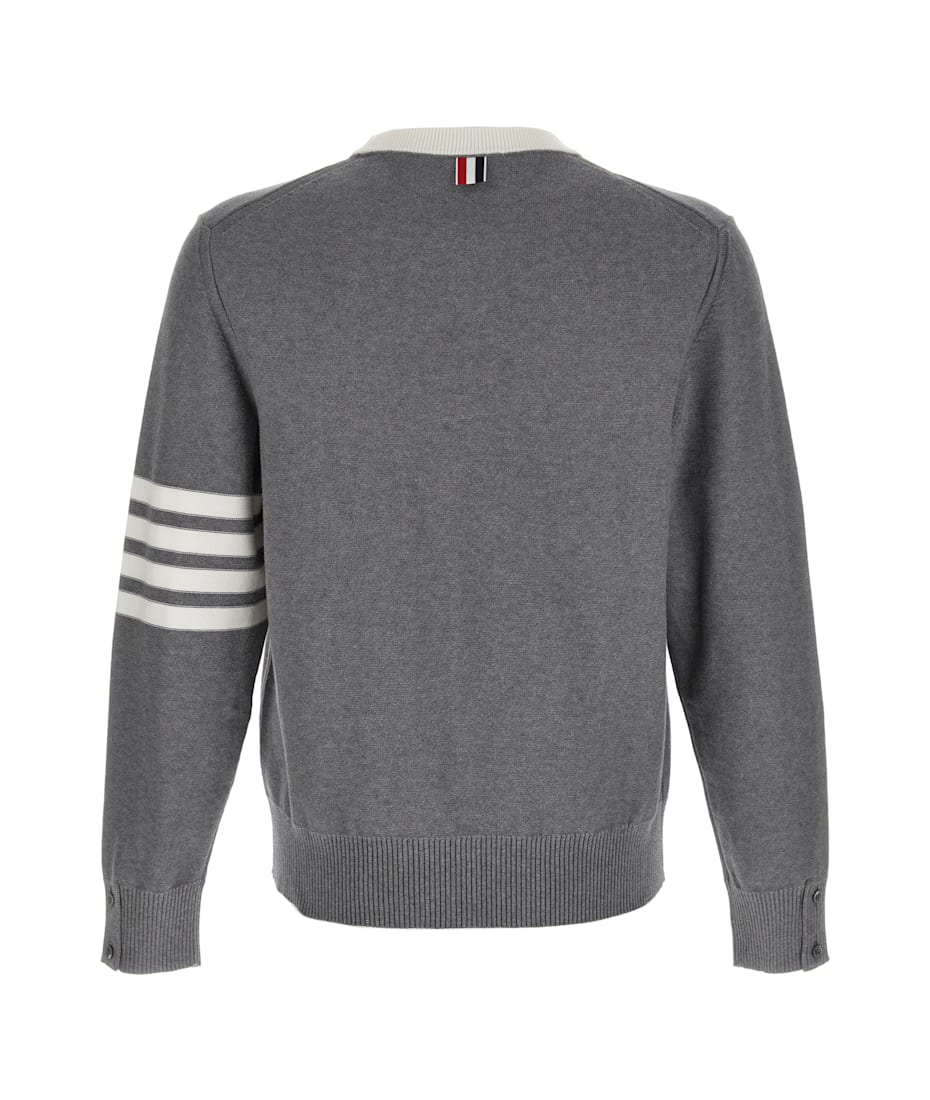 トップス THOM BROWNE 4BAR HECTOR KNIT Hector Reversed Jersey