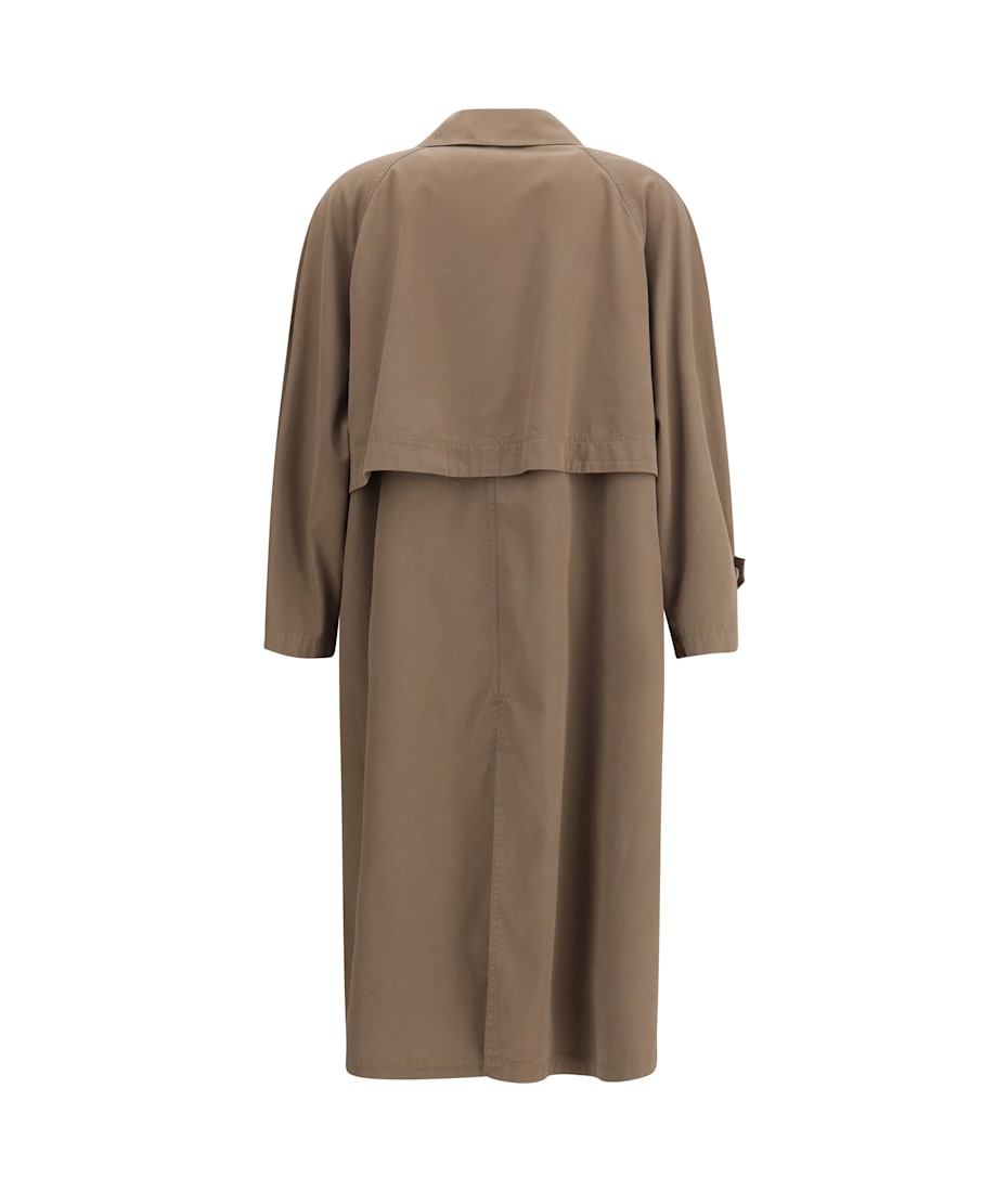 [THE ROW ] ザロウ ROCCO COAT 9037W3670TAU Rocco Coat Beige in Cotton and Cashmere – The Row