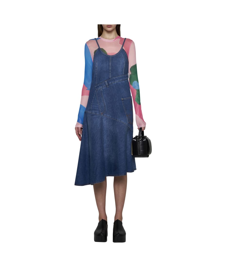 【送料&関税込】J.W. Anderson Blue Cotton Dress J.W. Anderson Blue Cotton Dress | italist